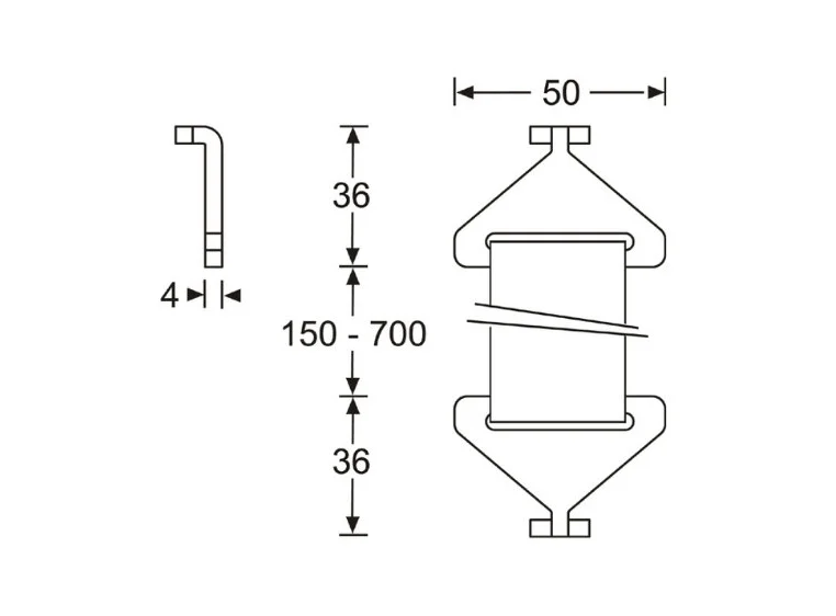 Adam Hall Hardware Case Connection System - Lashing Strap fo 